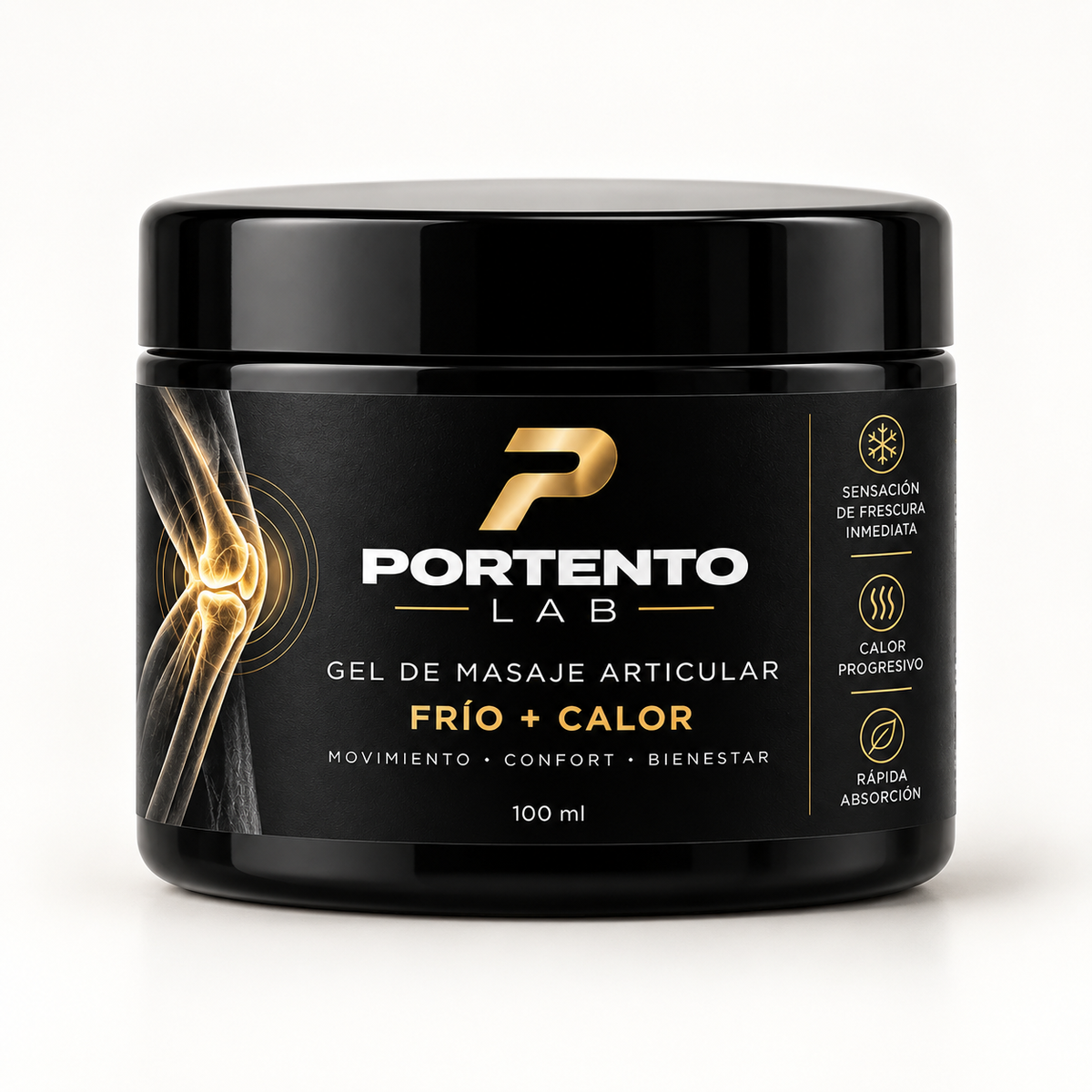 PORTENTOLAB® - Gel de masaje articular y muscular.