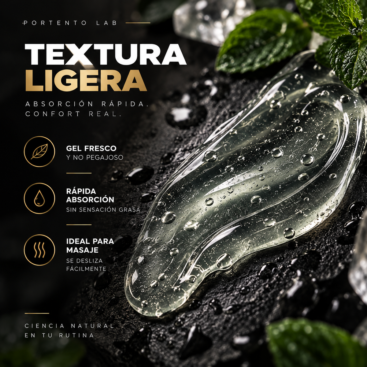 PORTENTOLAB® - Gel de masaje articular y muscular.